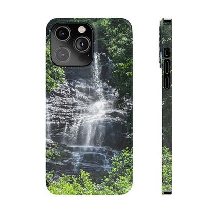 I Phone Waterfall Print Slim Phone Case