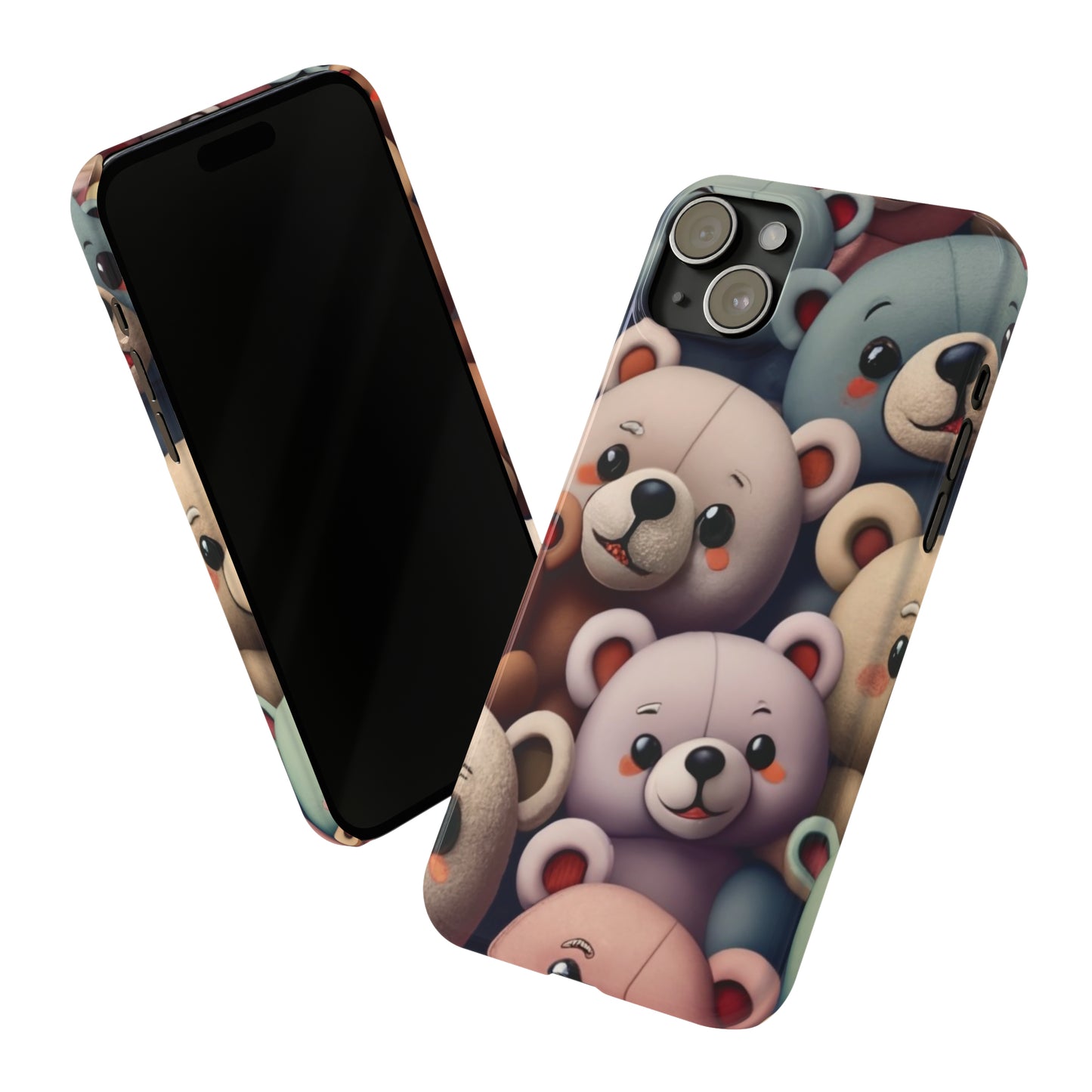 Teddy Bears I phone Slim Phone Cases