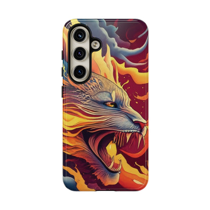 Blazing Beast Cell Phone Tough Case for I Phone, Samsung and Google Pixel