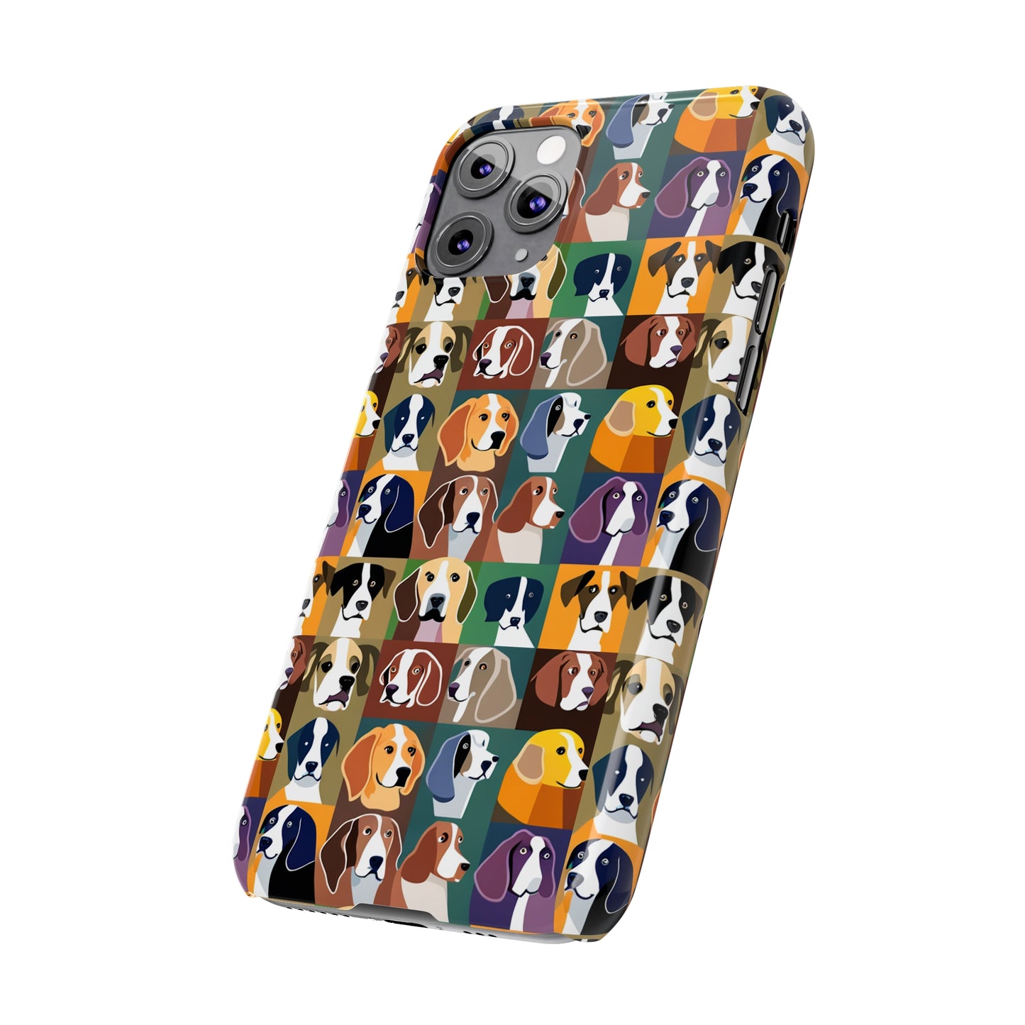 Dog Lovers Print Slim I Phone Case