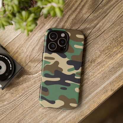 Camouflage Tough Phone Case for I phone, Samsung Galaxy and Google Pixel