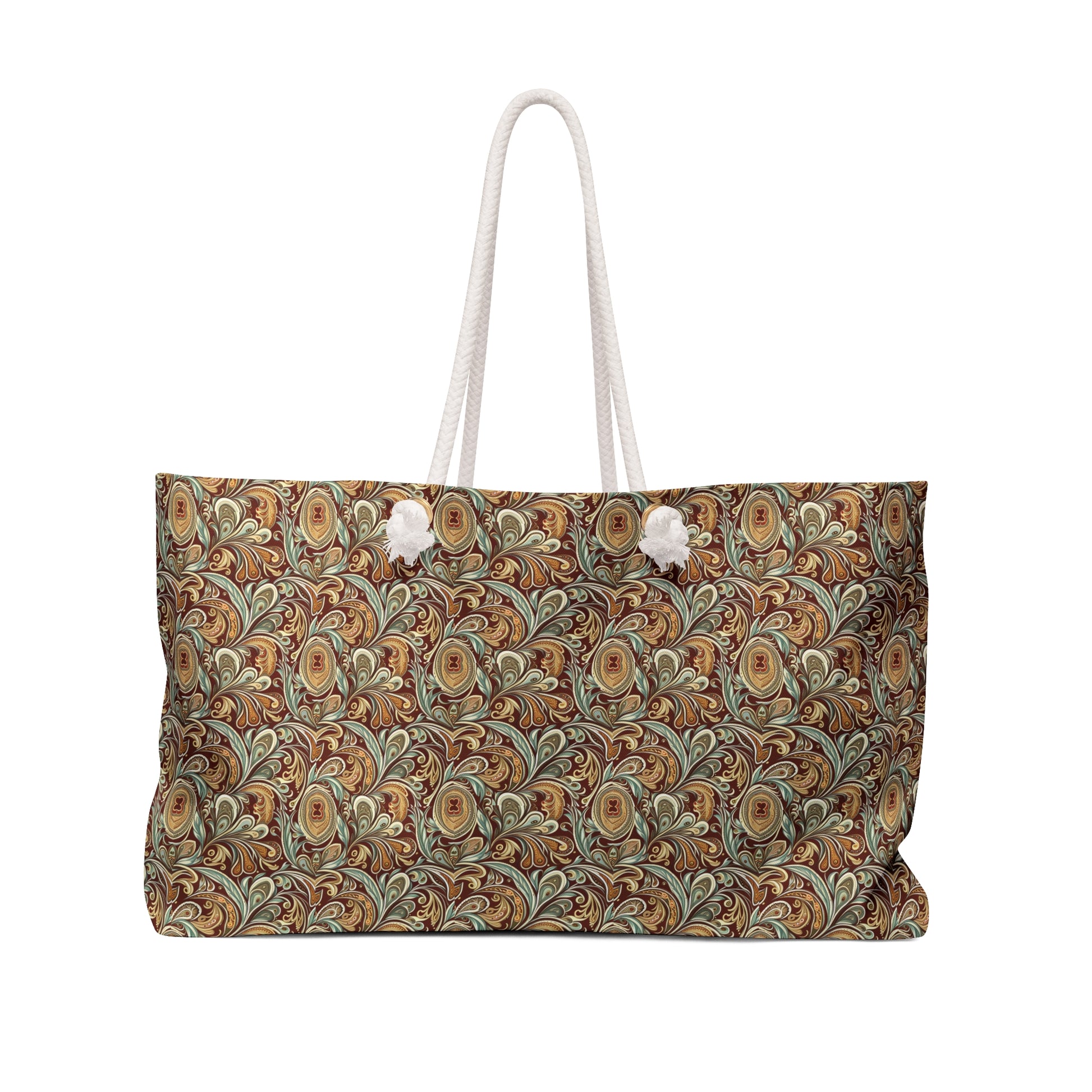 Earth Tones Paisley Weekender Bag - Ruppy's Creations