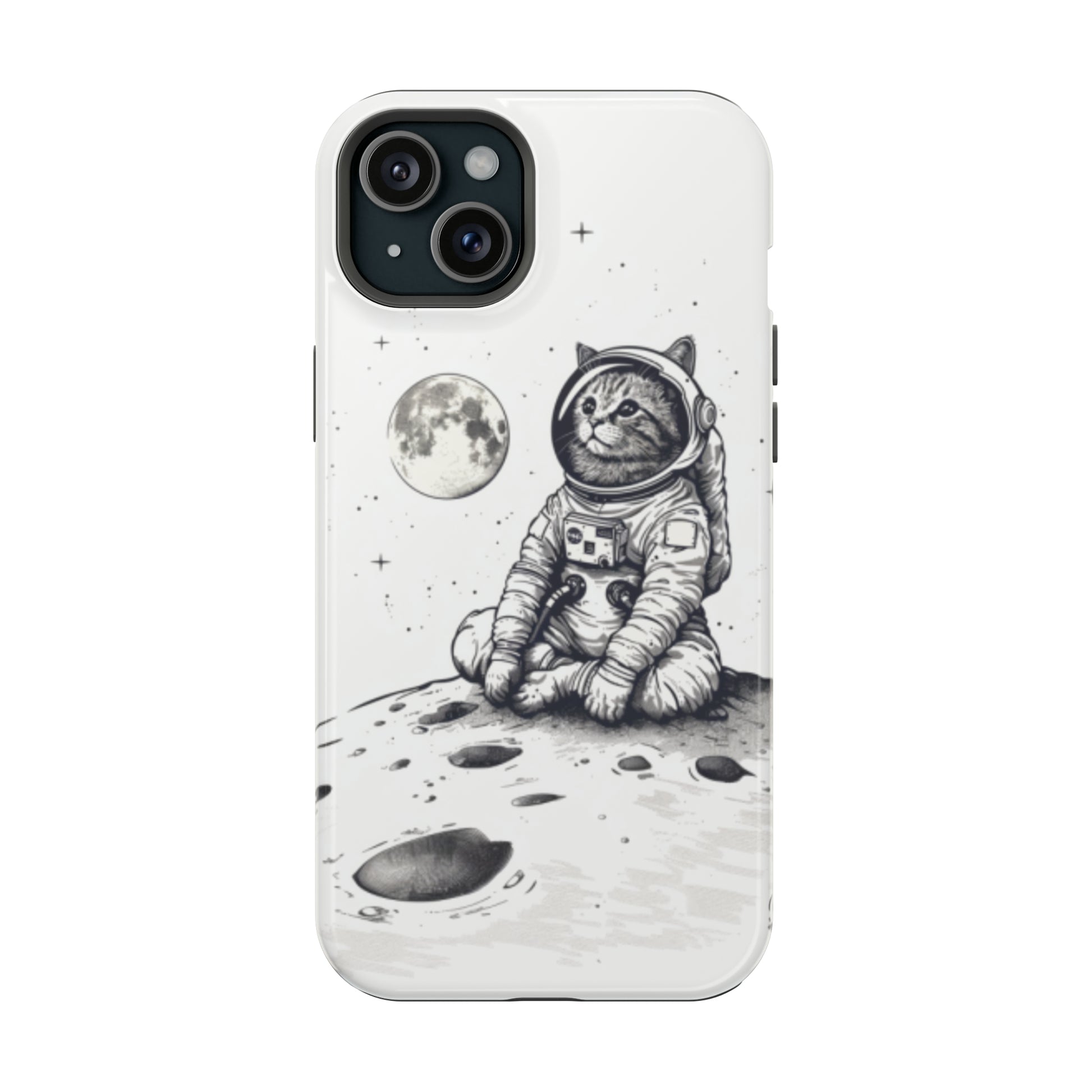 Space Cat MagSafe Tough iPhone Case - Ruppy's Creations