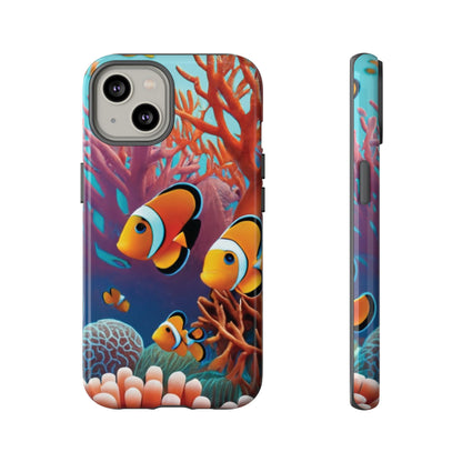 Coral Reef Cell Phone Tough Cases For I Phone, Samsung Galaxy and Google Pixel - Ruppy's Creations