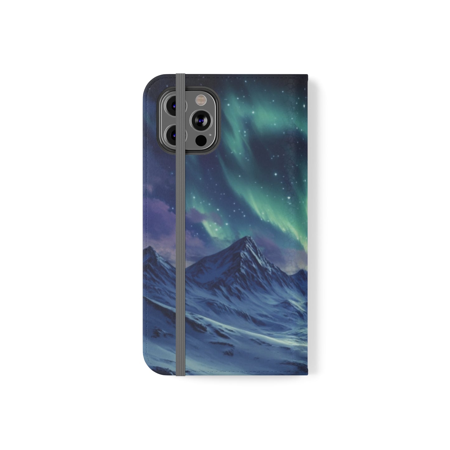 Winter Aurora Folio Phone Case - Ruppy's Creations