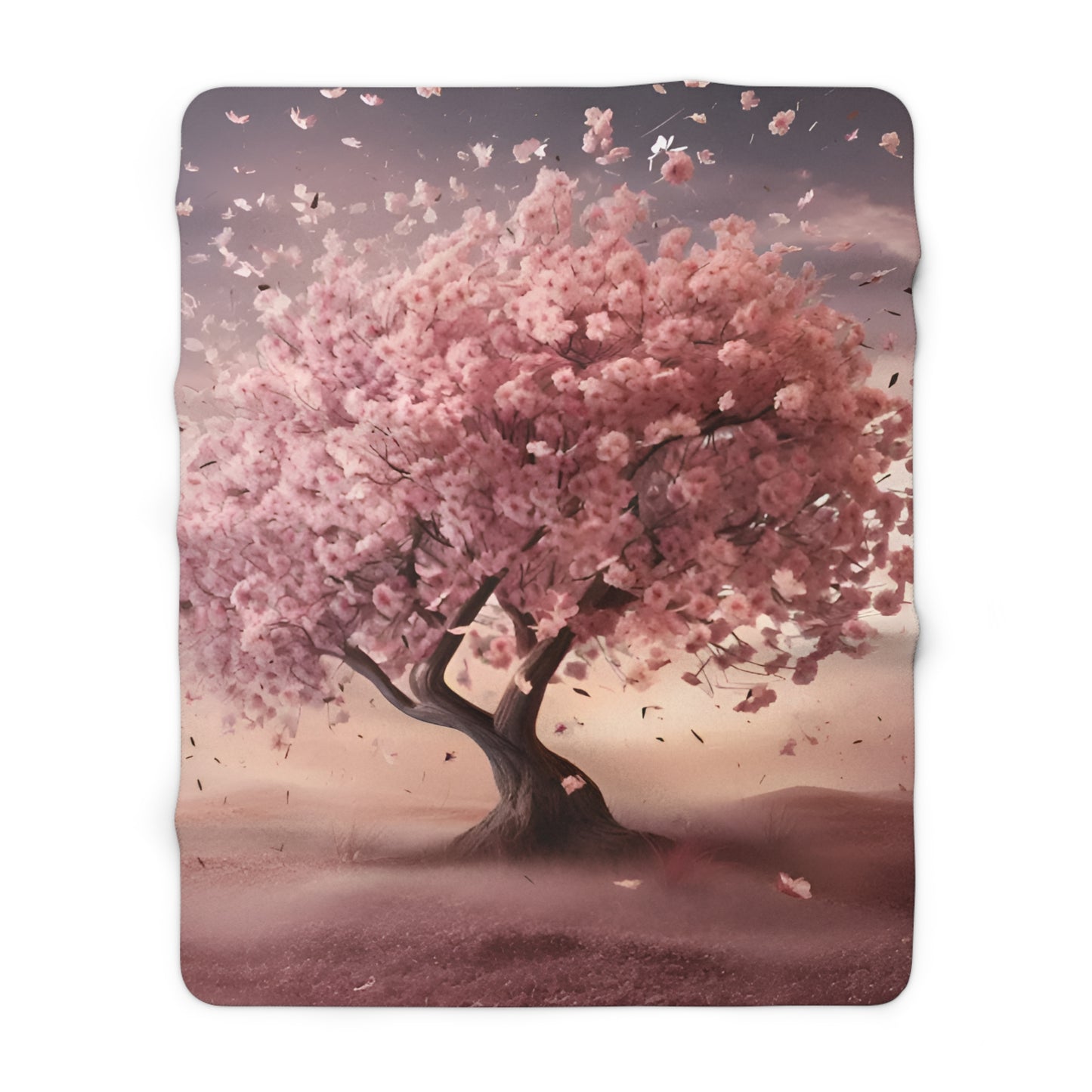 cherry blossom blanket