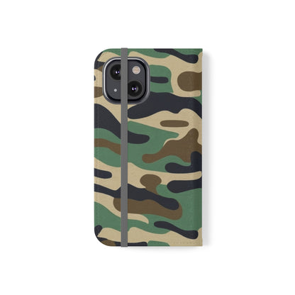 Camouflage Folio Phone Case