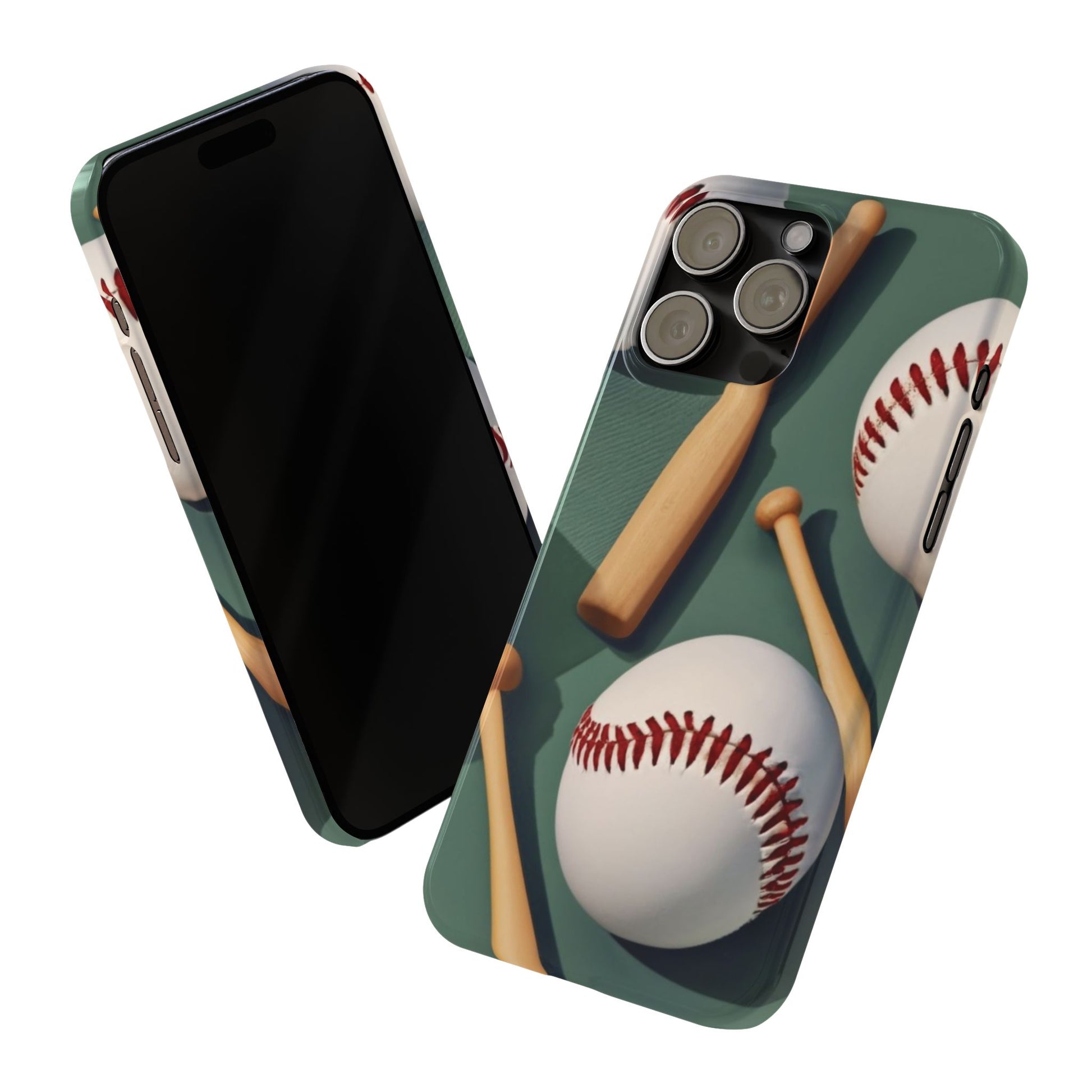 Baseball Fan I phone Slim Phone Cases - Ruppy's Creations