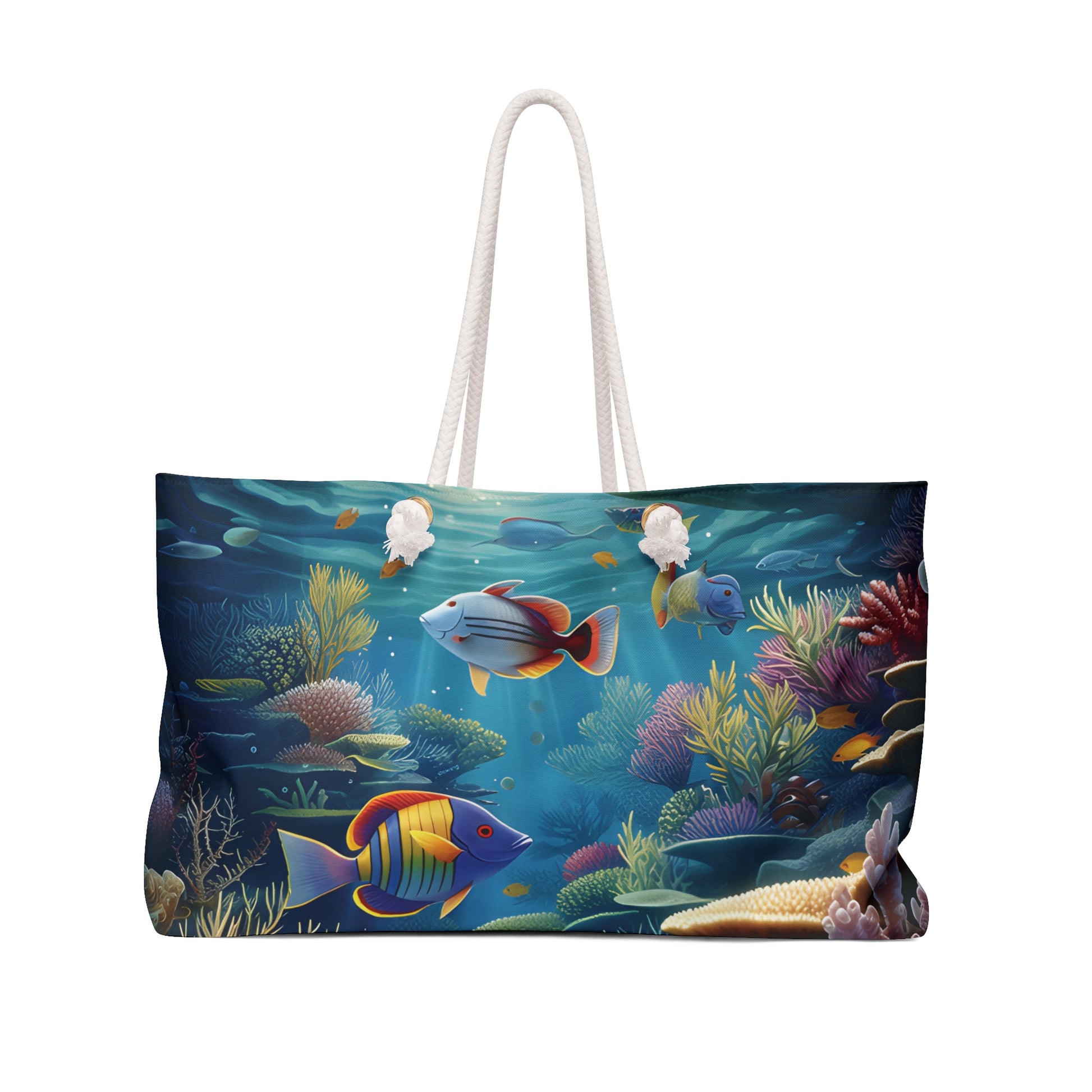 Wonders of the Sea Beach Bag/Weekender Bag - Ruppy's Creations