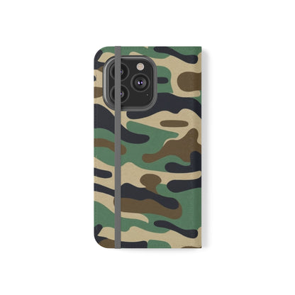 Camouflage Folio Phone Case