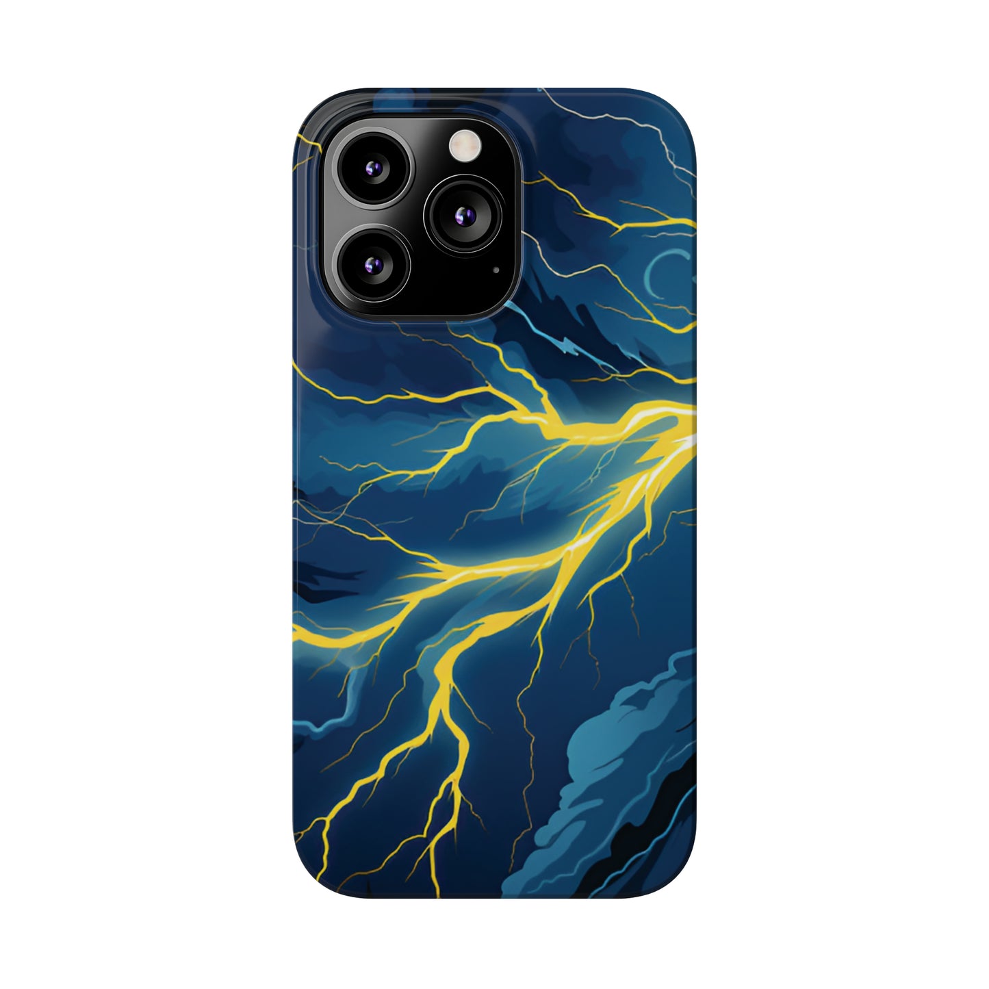 Lightning Strikes Slim Phone Cases