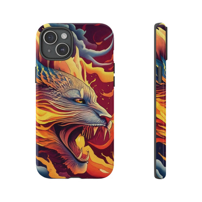 Blazing Beast Cell Phone Tough Case for I Phone, Samsung and Google Pixel