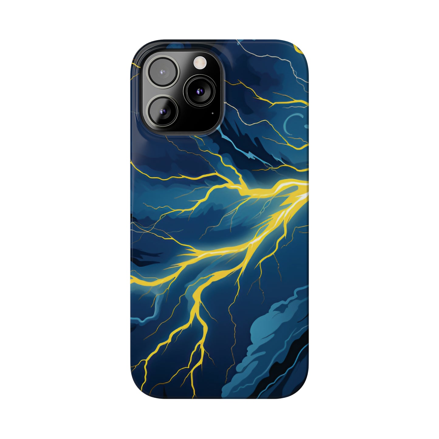 Lightning Strikes Slim Phone Cases