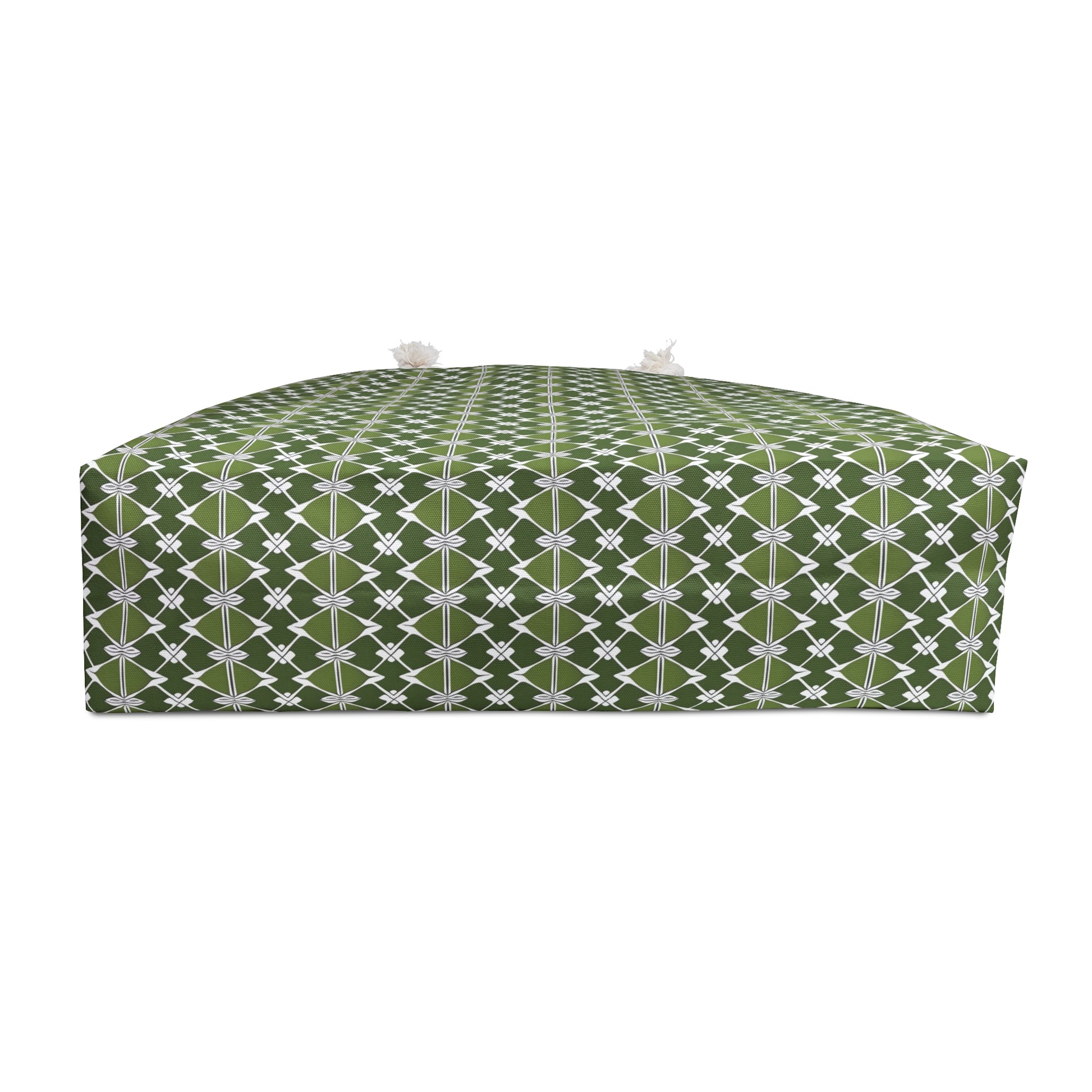 Classic Two color Green Patterned Weekender Bag - Ruppy's Creations