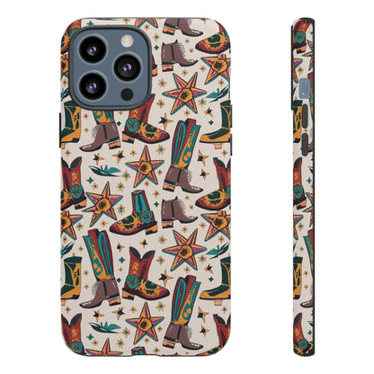 Cowboy Boots I Phone, Samsung, Google Pixel Tough Case - Ruppy's Creations