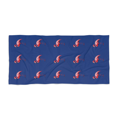 flamingo beach towel