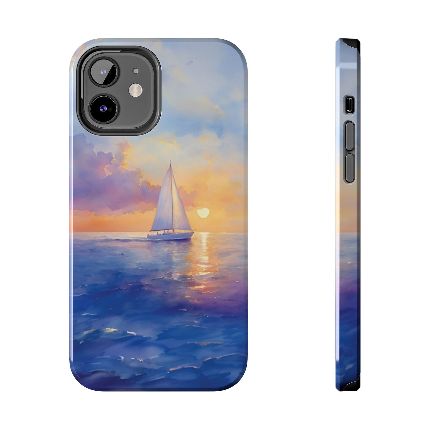 Watercolor Sailing Tough Phone Case for iphone & Samsung - Ruppy's Creations