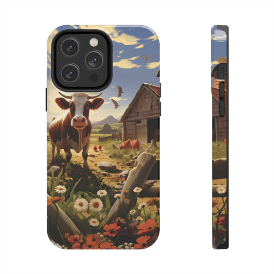 on the farm cell phone case