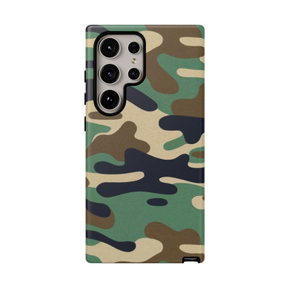 Camouflage Tough Phone Case for I phone, Samsung Galaxy and Google Pixel