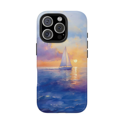 Watercolor Sailing Tough Phone Case for iphone & Samsung - Ruppy's Creations