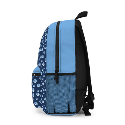 Water Bubbles Blue Backpack