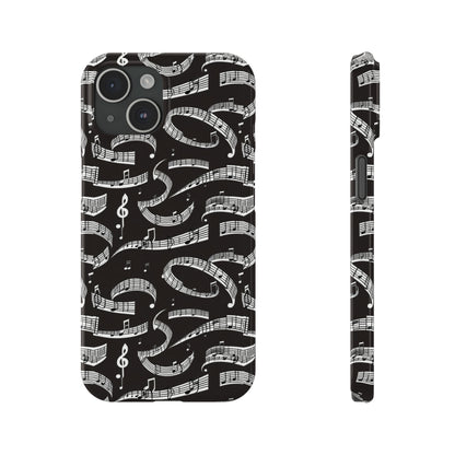 musical notes cell phone case