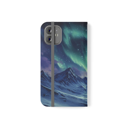 Winter Aurora Folio Phone Case - Ruppy's Creations