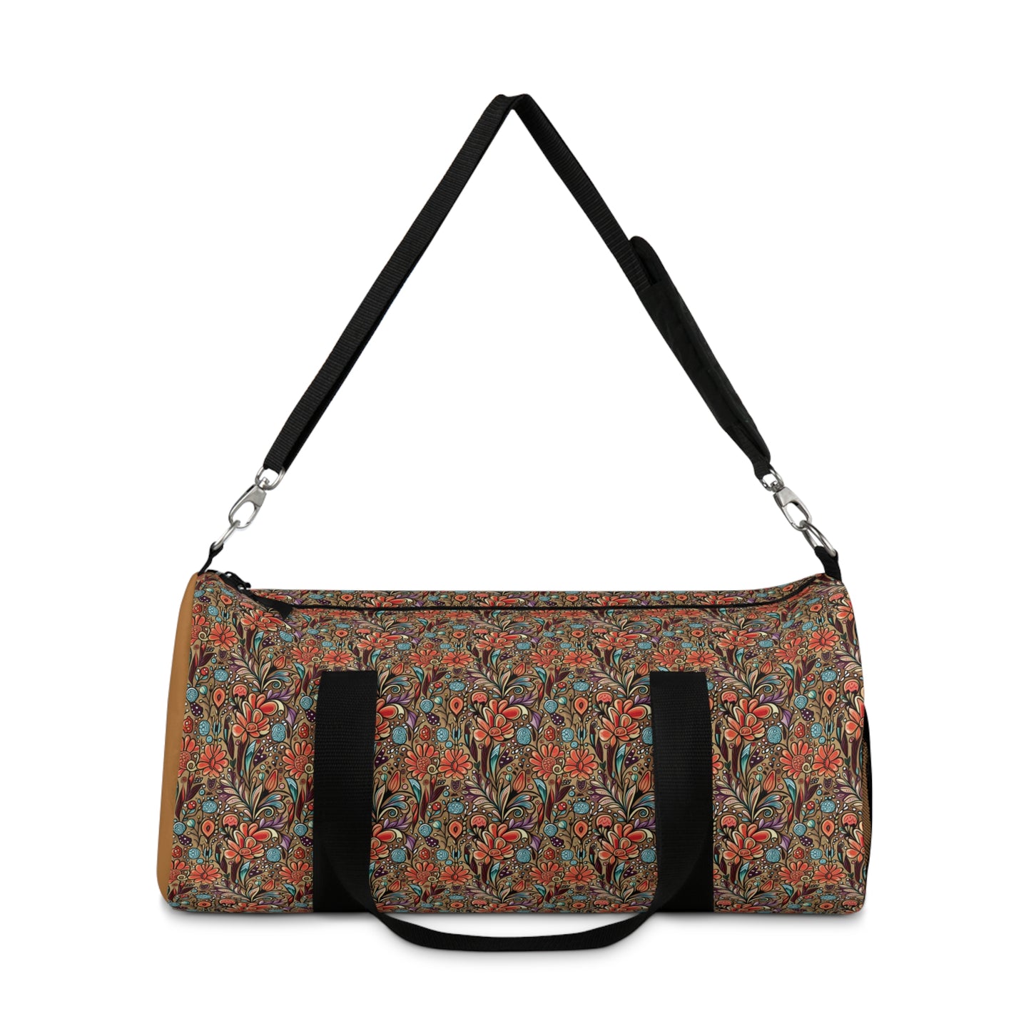 Boho Floral Duffel Bag