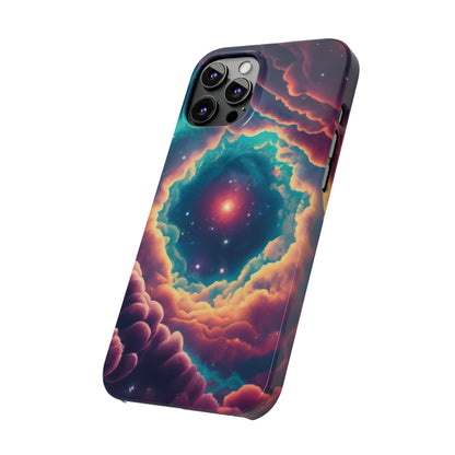 Space Nebula Slim Phone Case For I-phone