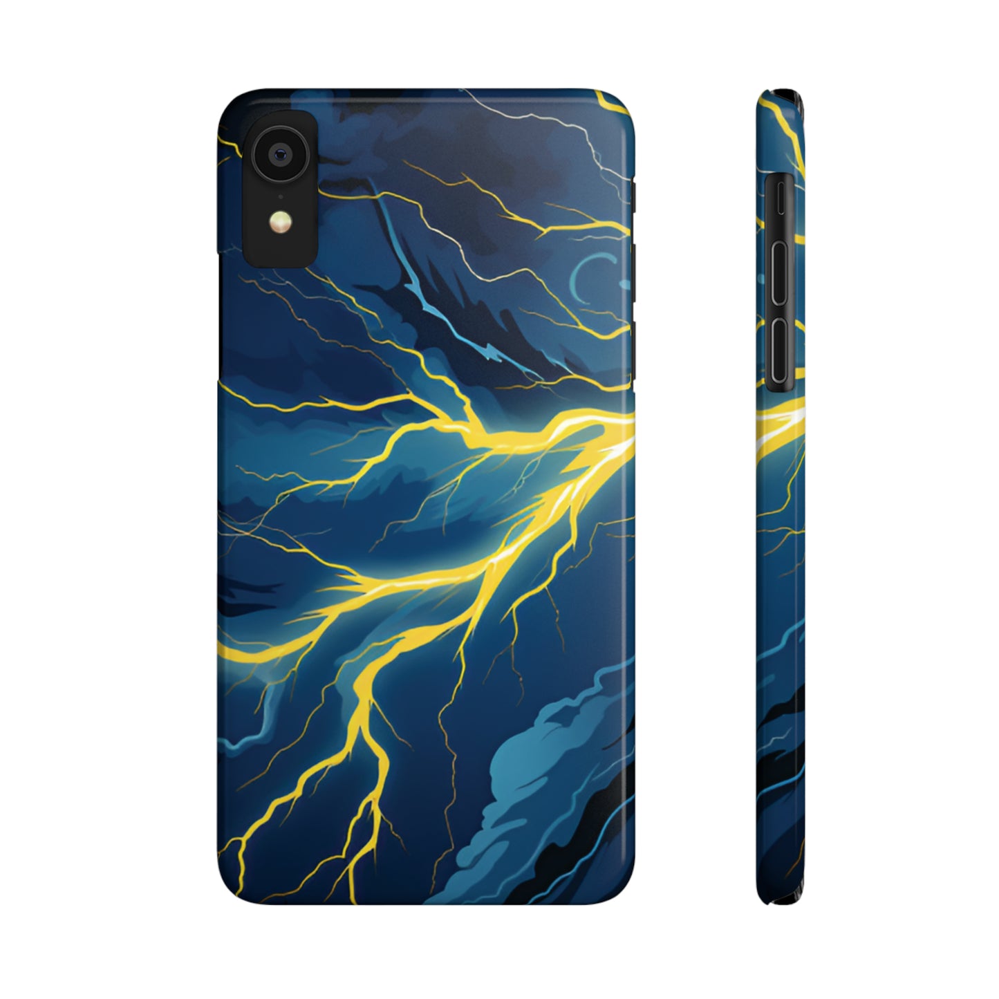 Lightning Strikes Slim Phone Cases