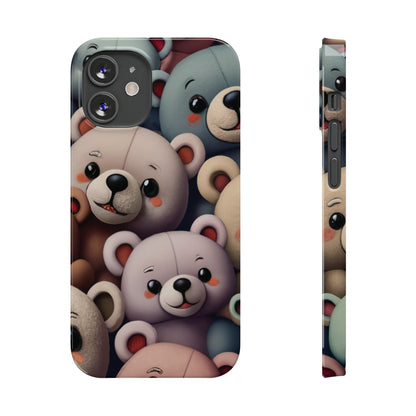 Teddy Bears I phone Slim Phone Cases