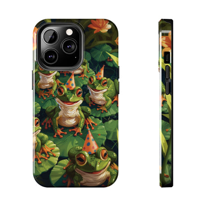 Frog Party Tough iPhone Case - Ruppy's Creations