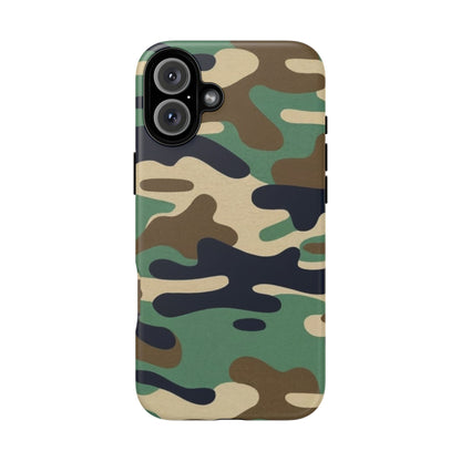 Camouflage Tough Phone Case for I phone, Samsung Galaxy and Google Pixel