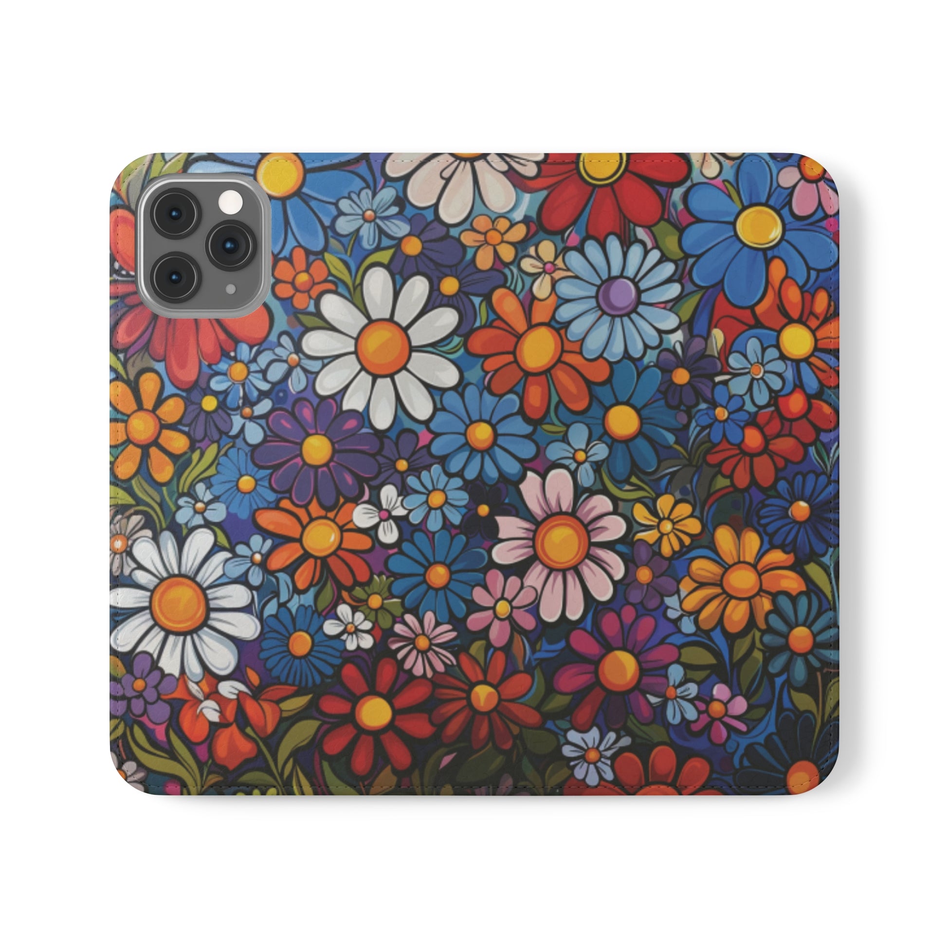 Hippie Floral Folio Case - Ruppy's Creations