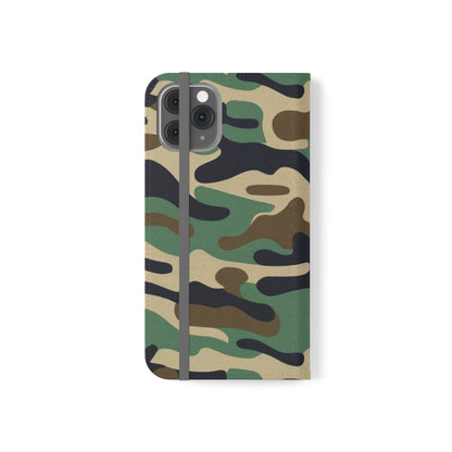 Camouflage Folio Phone Case