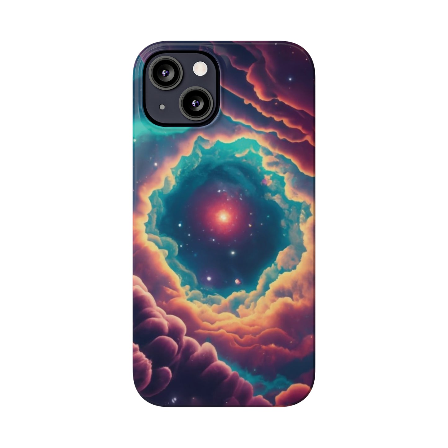 Space Nebula Slim Phone Case For I-phone