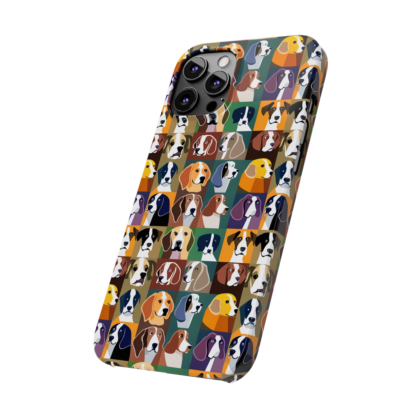 Dog Lovers Print Slim I Phone Case