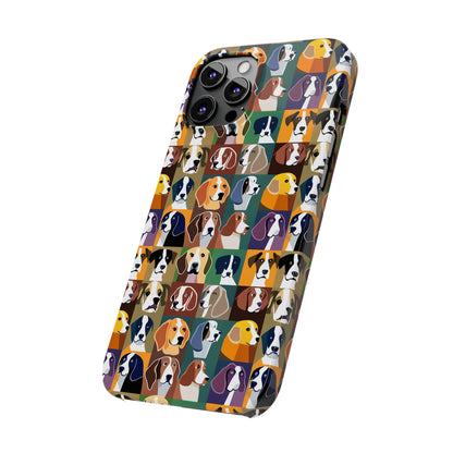 Dog Lovers Print Slim I Phone Case