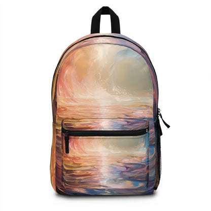 Waves of Colored Light Backpack