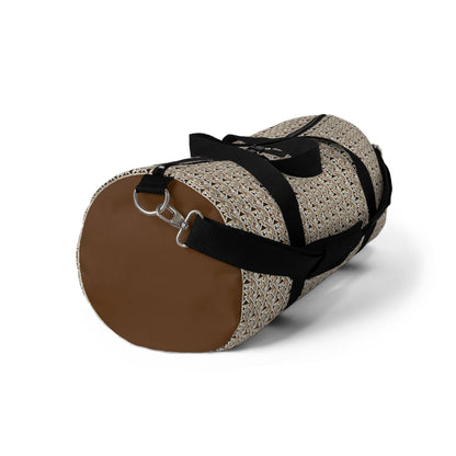 Neutral Color Pattern Duffel Bag