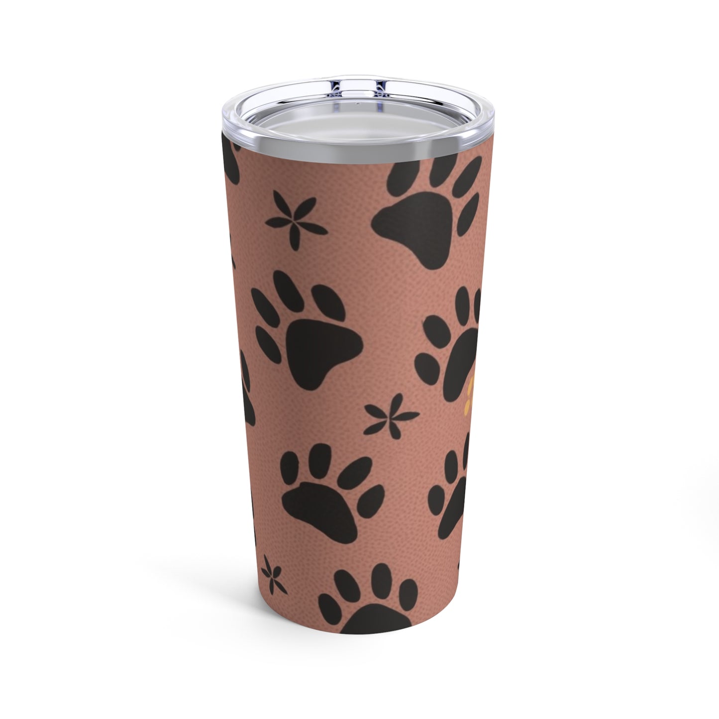 20 oz paw prints tumbler