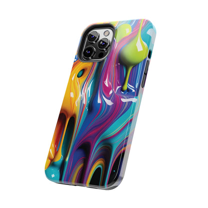 Dripping Paint Tough Phone Case For I Phone