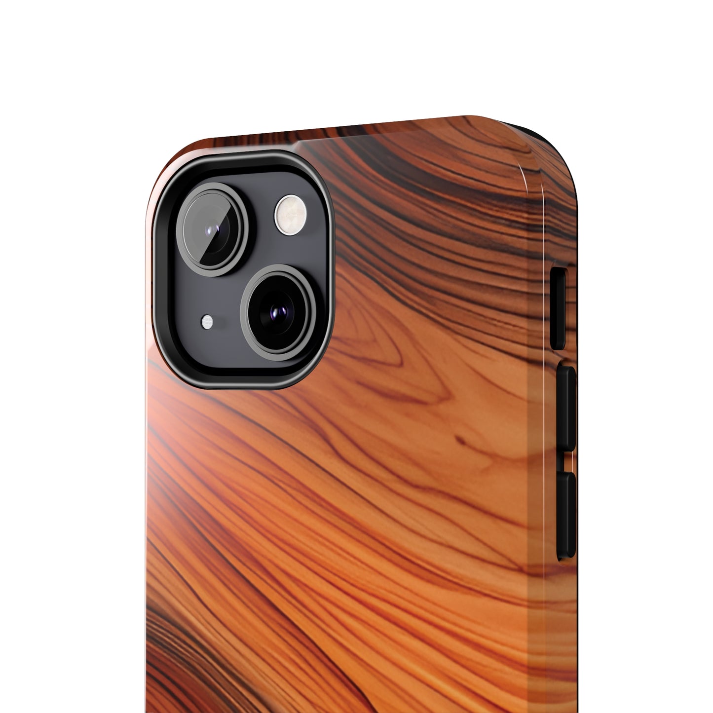 Wood Grain Look Tough Phone Case