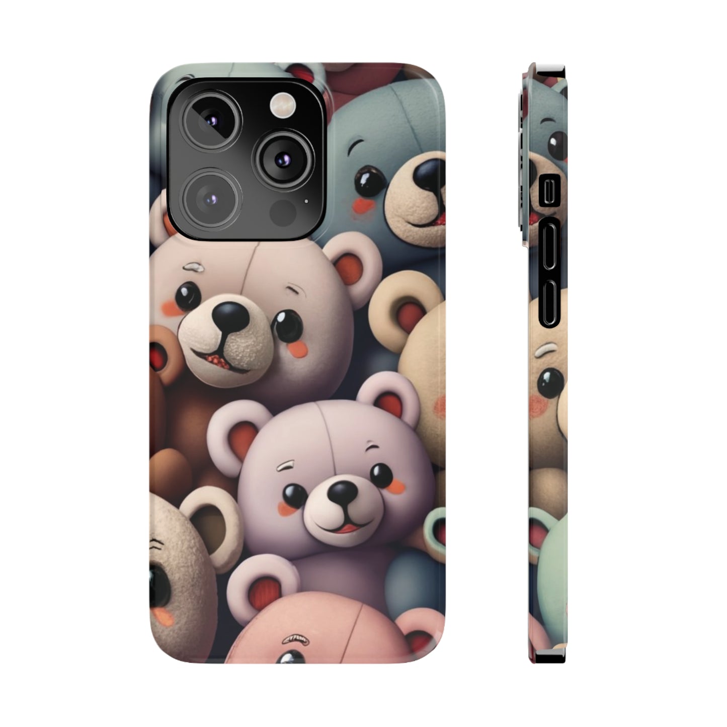 Teddy Bears I phone Slim Phone Cases