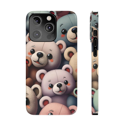 Teddy Bears I phone Slim Phone Cases