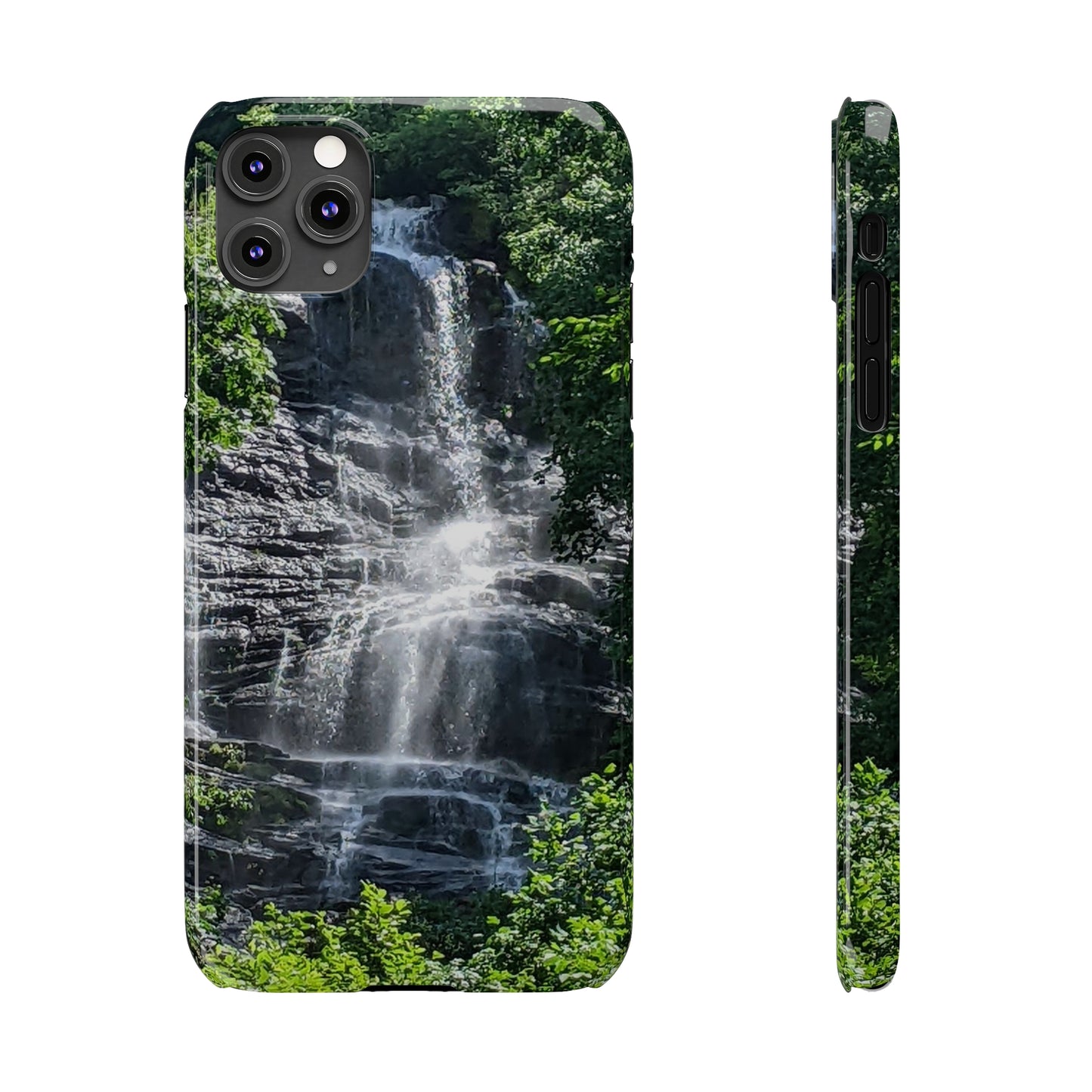 I Phone Waterfall Print Slim Phone Case