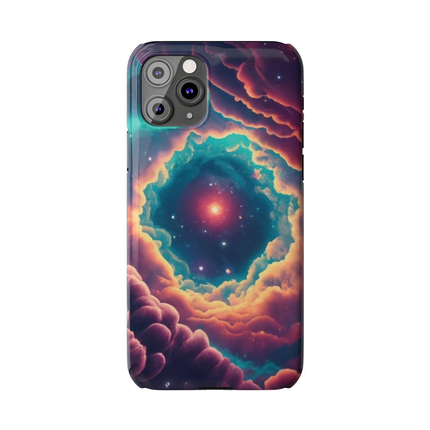 Space Nebula Slim Phone Case For I-phone