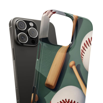 Baseball Fan I phone Slim Phone Cases - Ruppy's Creations