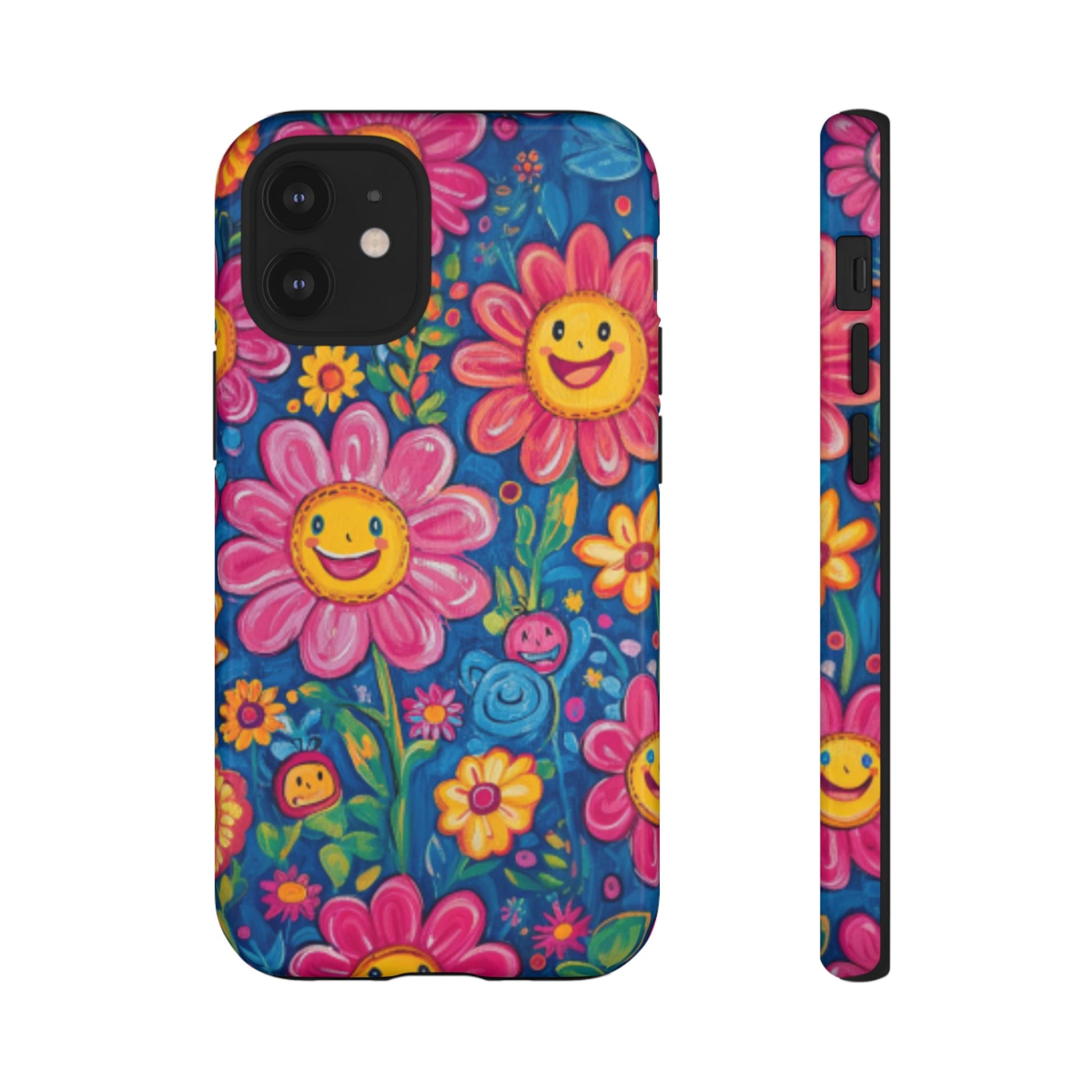 Cheerful Floral Tough Cell Phone Case - Ruppy's Creations