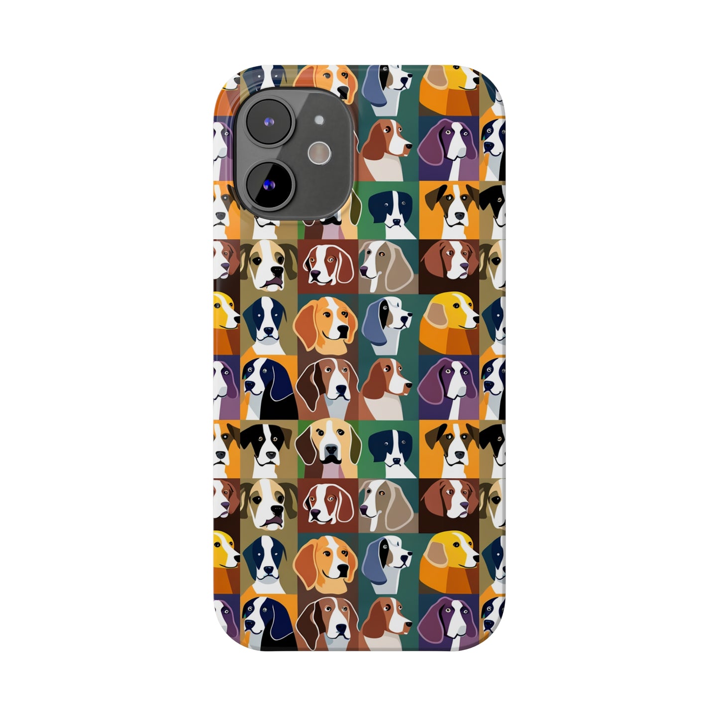 Dog Lovers Print Slim I Phone Case